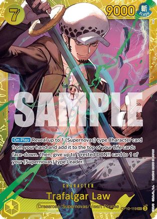 Trafalgar Law (119) (OP10-119) [Royal Blood] Foil One Piece Single Bandai
