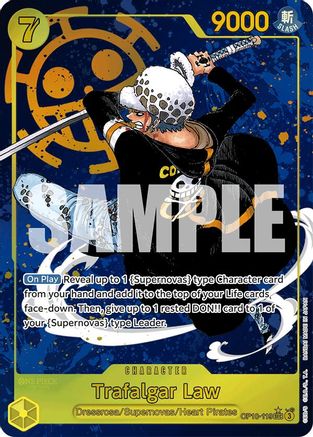 Trafalgar Law (119) (Parallel) (OP10-119) [Royal Blood] Foil One Piece Single Bandai