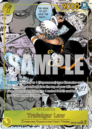 Trafalgar Law (119) (Manga) (OP10-119) [Royal Blood] Foil One Piece Single Bandai