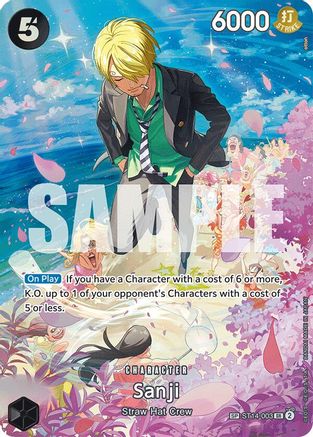 Sanji (SP) (ST14-003) [Royal Blood] Foil One Piece Single Bandai