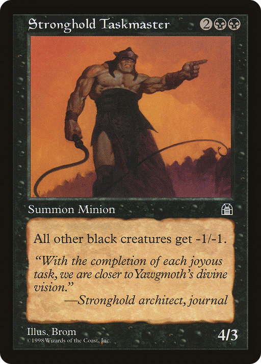 Stronghold Taskmaster (STH-072) [Stronghold] MTG Single Wizards of the Coast