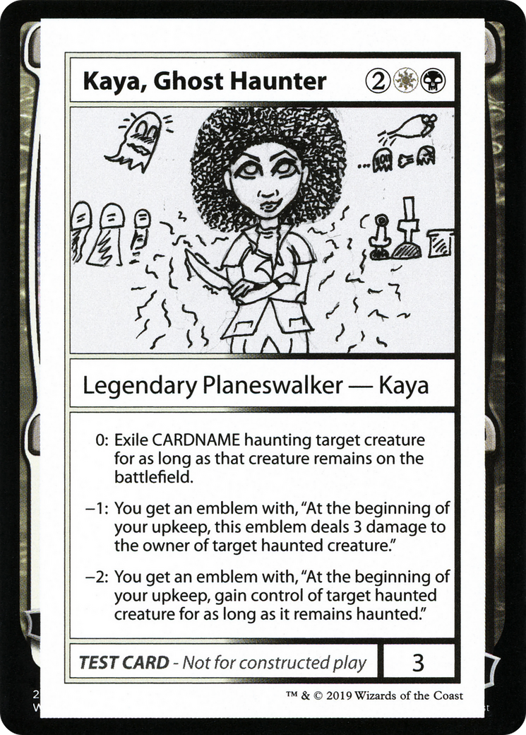 Kaya, Ghost Haunter (CMB1-094) [Mystery Booster] Playtest Cards 2021 MTG Single Wizards of the Coast