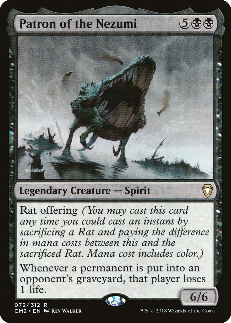 Patron of the Nezumi (CM2-072) [Commander Anthology Volume II] MTG Single Wizards of the Coast