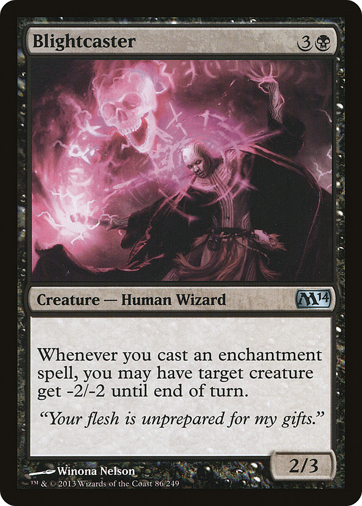 Blightcaster (M14-086) [Magic 2014] MTG Single Wizards of the Coast