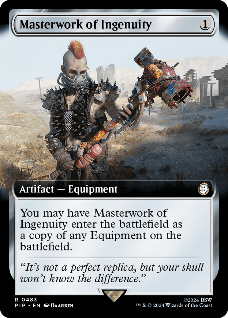 Masterwork of Ingenuity (PIP-483) [Fallout] (Extended Art) MTG Single Wizards of the Coast