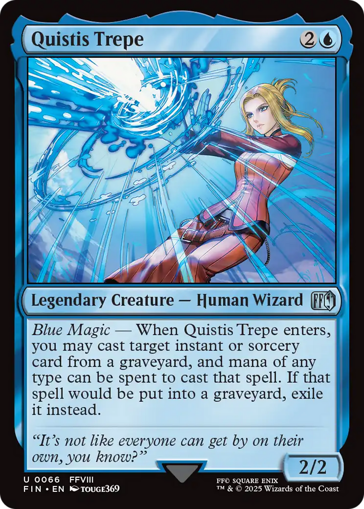 Quistis Trepe (FIN-066) [FINAL FANTASY] Foil MTG Single Wizards of the Coast