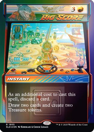 Big Score (1955) (Rainbow Foil) (SLD-1955) [Secret Lair] Drop Series Foil MTG Single Wizards of the Coast
