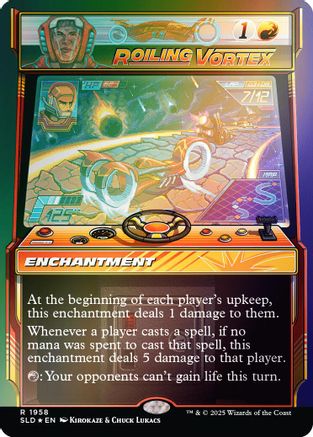 Roiling Vortex (Rainbow Foil) (SLD-1958) [Secret Lair Drop Series] Foil