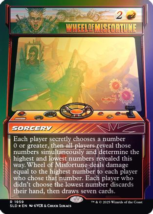Wheel of Misfortune (1959) (Rainbow Foil) (SLD-1959) [Secret Lair Drop Series] Foil