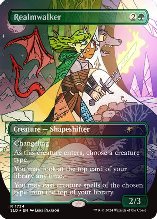 Realmwalker (Rainbow Foil) (SLD-1724) [Secret Lair] Drop Series Foil MTG Single Wizards of the Coast