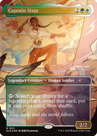 Captain Sisay (1913) (Rainbow Foil) (SLD-1913) [Secret Lair Drop Series] Foil MTG Single Wizards of the Coast