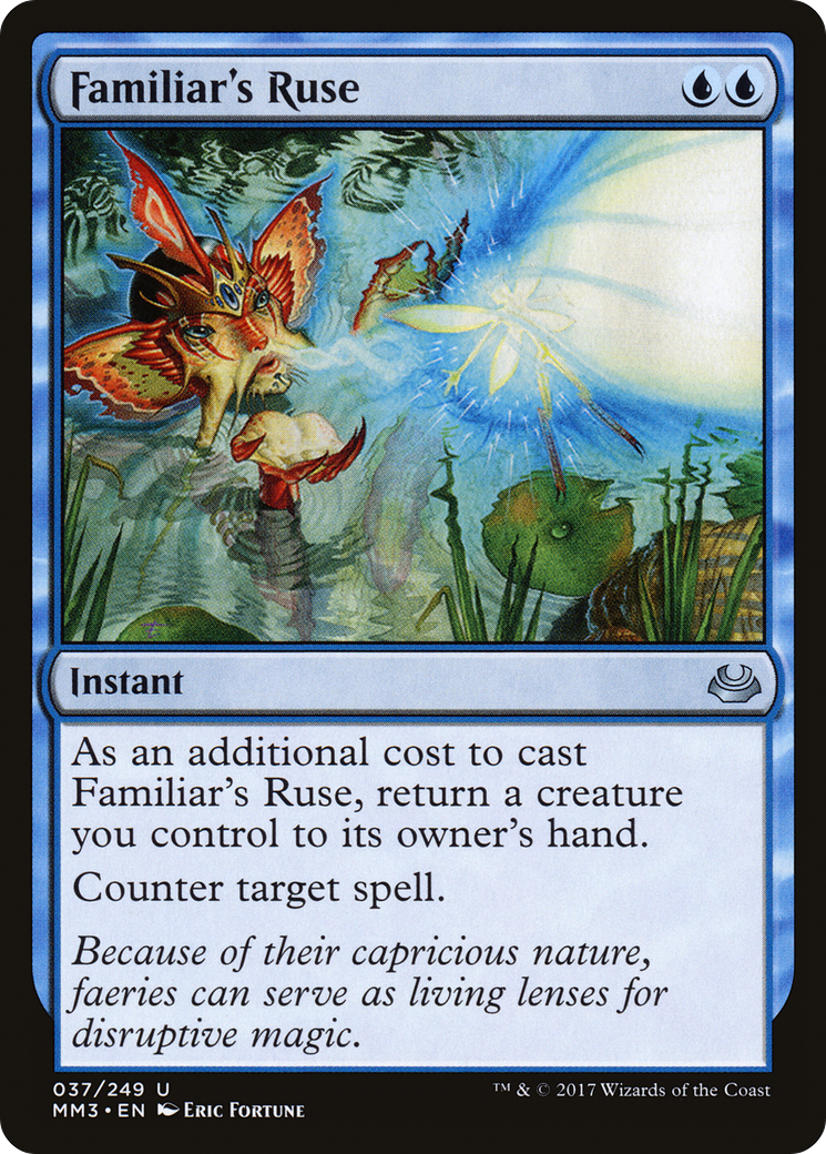 Familiar's Ruse (MM3-037) [Modern Masters 2017] Foil MTG Single Wizards of the Coast