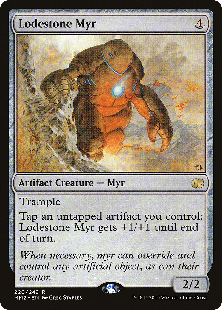 Lodestone Myr (MM2-220) [Modern Masters 2015] Foil MTG Single Modern Masters 2015