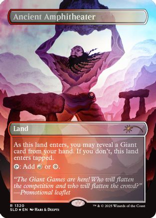 Ancient Amphitheater (Rainbow Foil) (SLD-1320) [Secret Lair Drop Series] Foil