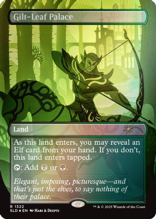 Gilt-Leaf Palace (Rainbow Foil) (SLD-1322) [Secret Lair Drop Series] Foil