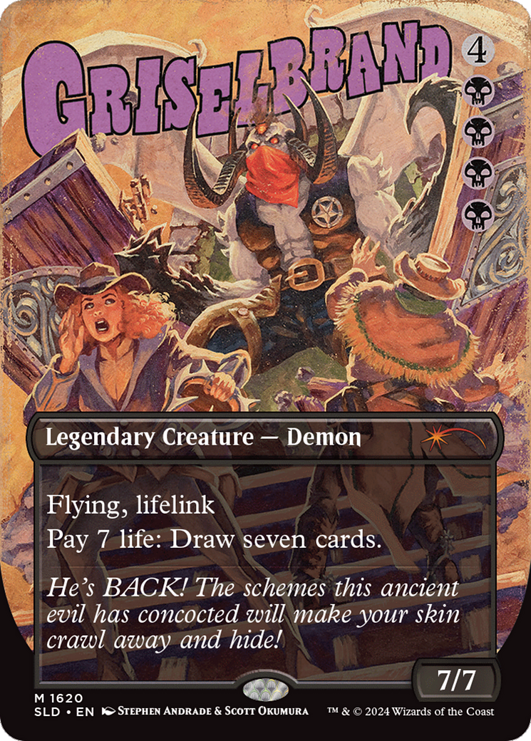 Griselbrand (SLD-1620) [Secret Lair] Drop (Borderless) MTG Single Wizards of the Coast