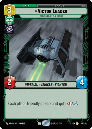 Victor Leader - Leading from the Front (085/262) [Jump to Lightspeed] Star Wars: Unlimited Single Disney