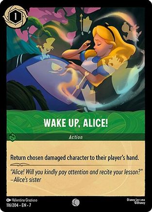 Wake Up, Alice! (116/204) [Archazias Island] Lorcana Single Disney