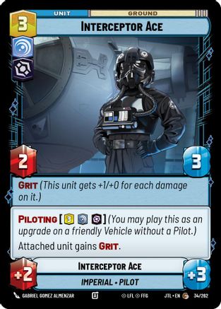 Interceptor Ace (034/262) [Jump to Lightspeed] Star Wars: Unlimited Single Disney