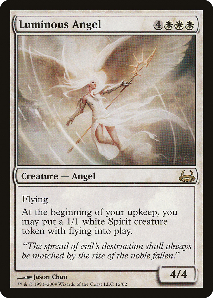 Luminous Angel (DDC-012) [Misc] Duel Decks: Divine vs. Demonic MTG Single Wizards of the Coast