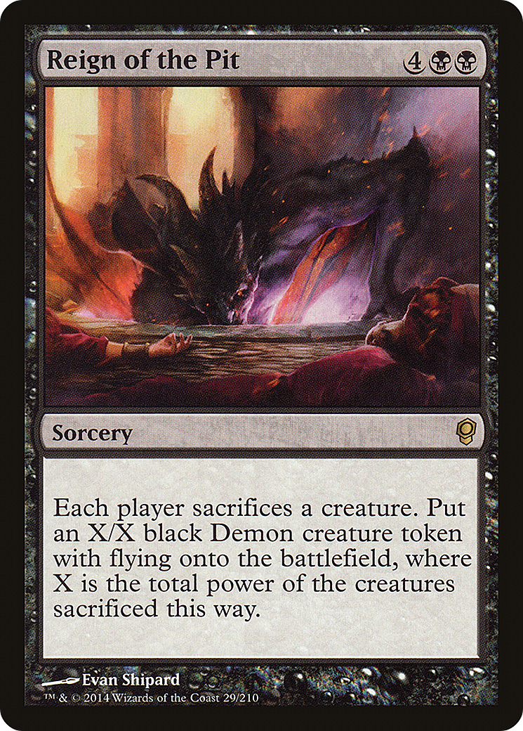 Reign of the Pit (CNS-029) [Conspiracy] Foil MTG Single Wizards of the Coast