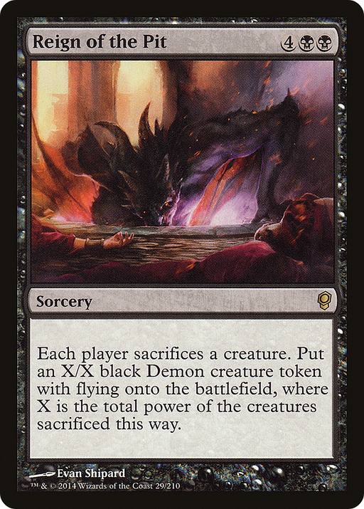 Reign of the Pit (CNS-029) [Conspiracy] MTG Single Wizards of the Coast