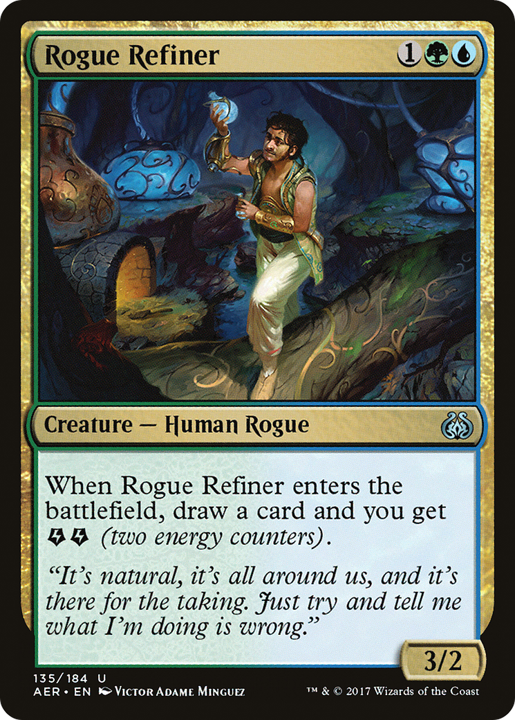 Rogue Refiner (AER-135) [Aether Revolt] MTG Single Wizards of the Coast