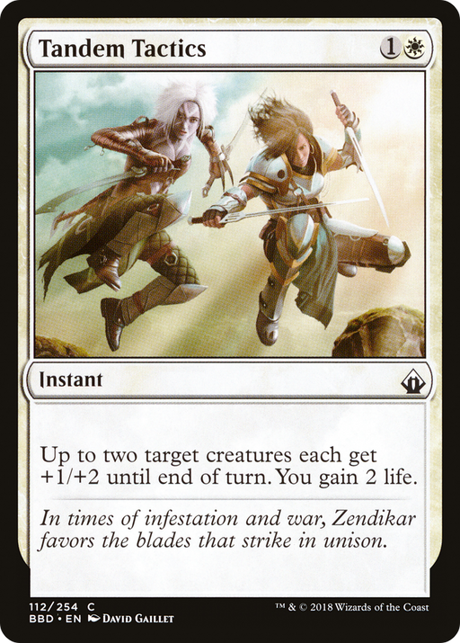 Tandem Tactics (BBD-112) [Battlebond] MTG Single Wizards of the Coast