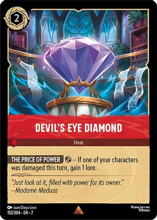 Devil's Eye Diamond (152/204) [Archazias Island] Cold Foil Lorcana Single Disney