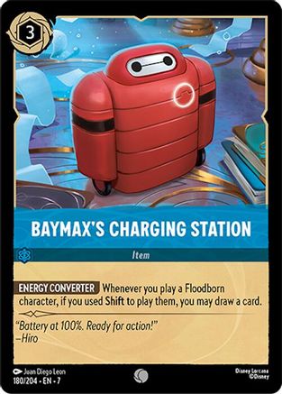 Baymax's Charging Station (180/204) [Archazias Island] Cold Foil Lorcana Single Disney