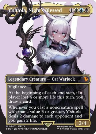 Y'shtola, Night's Blessed (Borderless) (FIC-207) [Commander: FINAL FANTASY] MTG Single Wizards of the Coast