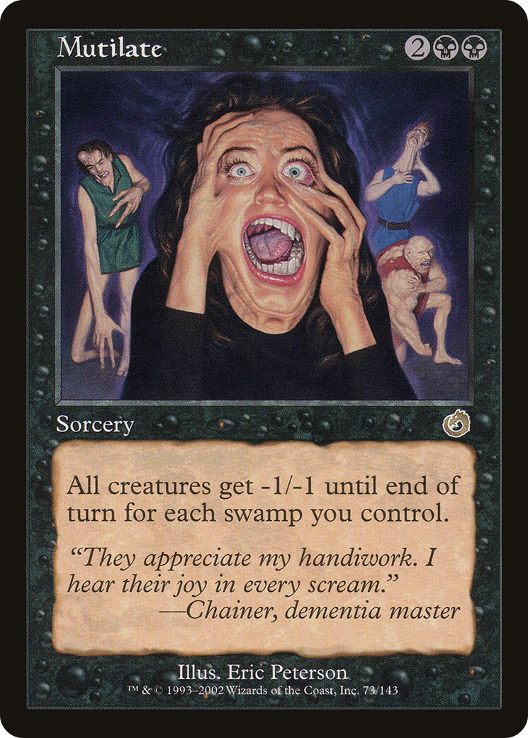 Mutilate (TOR-073) [Torment] MTG Single Wizards of the Coast