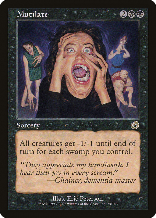 Mutilate (TOR-073) [Torment] Foil MTG Single Wizards of the Coast