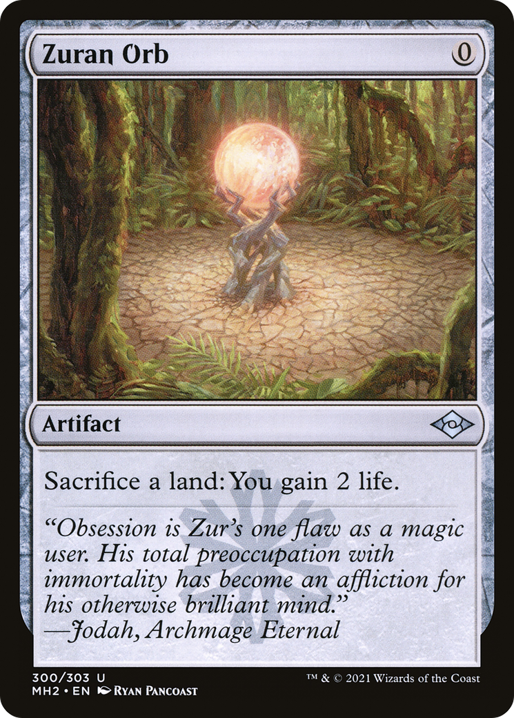 Zuran Orb (MH2-300) [Modern Horizons 2] Foil MTG Single Wizards of the Coast