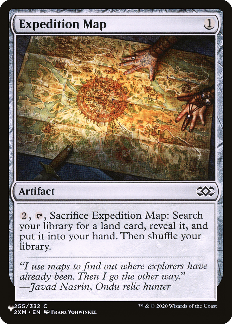 Expedition Map (LIST-255/332) [Mystery Booster] The List MTG Single Wizards of the Coast