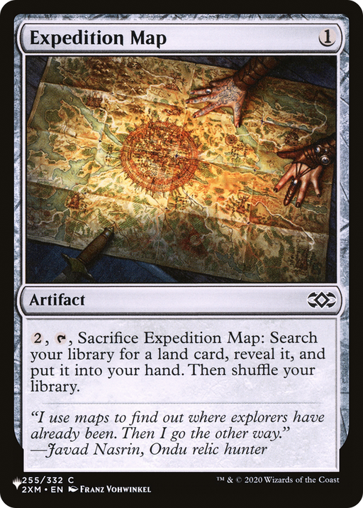 Expedition Map (LIST-255/332) [Mystery Booster] The List MTG Single Wizards of the Coast