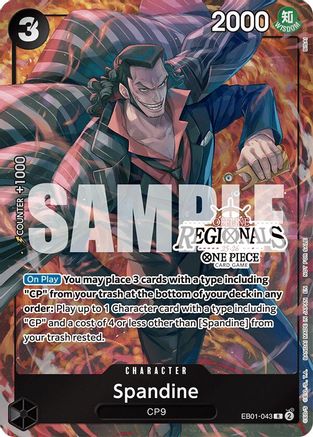 Spandine (Offline Regional Participation Pack 2025 Vol.1) (EB01-043) [One Piece Promotion Cards] One Piece Single Bandai