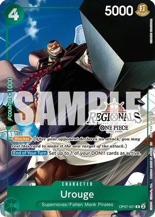Urouge (Regional Participation Pack 2025 Vol.1) (OP07-021) [One Piece Promotion Cards] One Piece Single Bandai