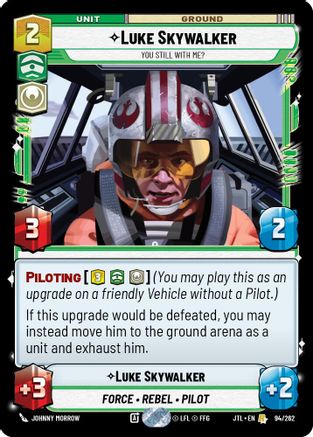 Luke Skywalker - You Still With Me? (094/262) [Jump to Lightspeed] Star Wars: Unlimited Single Disney