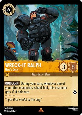 Wreck It Ralph - Hero's Duty (27/204) [Archazias Island] Cold Foil Lorcana Single Disney
