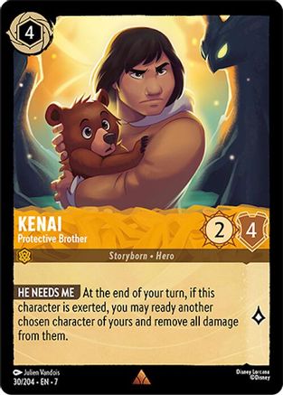 Kenai - Protective Brother (30/204) [Archazias Island] Cold Foil Lorcana Single Disney