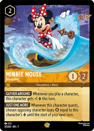 Minnie Mouse - Storyteller (31/204) [Archazias Island] Lorcana Single Disney