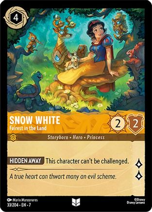 Snow White - Fairest in the Land (33/204) [Archazias Island] Lorcana Single Disney