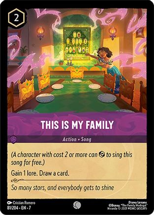 This Is My Family (81/204) [Archazias Island] Lorcana Single Disney