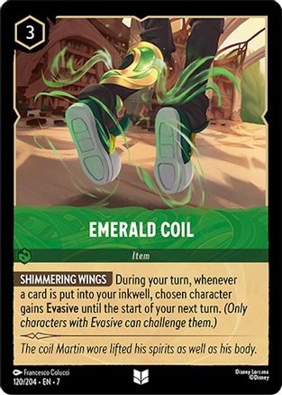 Emerald Coil (120/204) [Archazias Island] Cold Foil Lorcana Single Disney