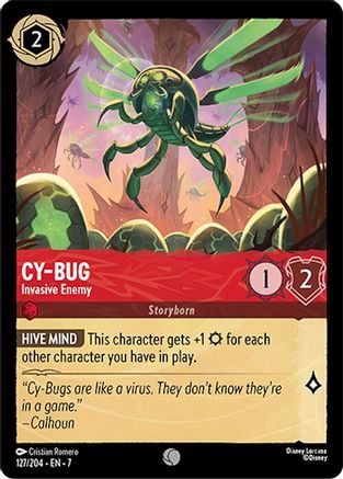 Cy-Bug - Invasive Enemy (127/204) [Archazias Island] Lorcana Single Disney