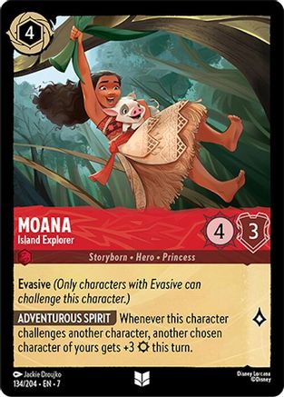 Moana - Island Explorer (134/204) [Archazias Island] Lorcana Single Disney