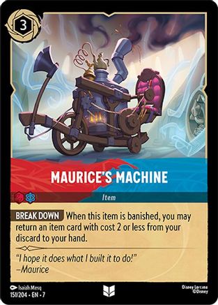 Maurice's Machine (151/204) [Archazias Island] Lorcana Single Disney