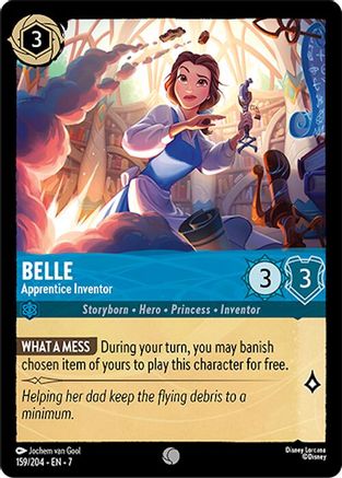 Belle - Apprentice Inventor (159/204) [Archazias Island] Lorcana Single Disney
