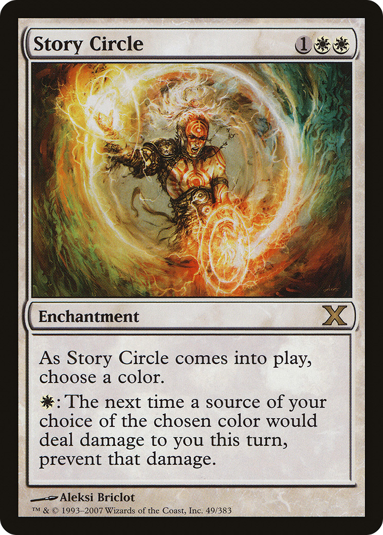 Story Circle (10E-049) [Tenth Edition] MTG Single Wizards of the Coast
